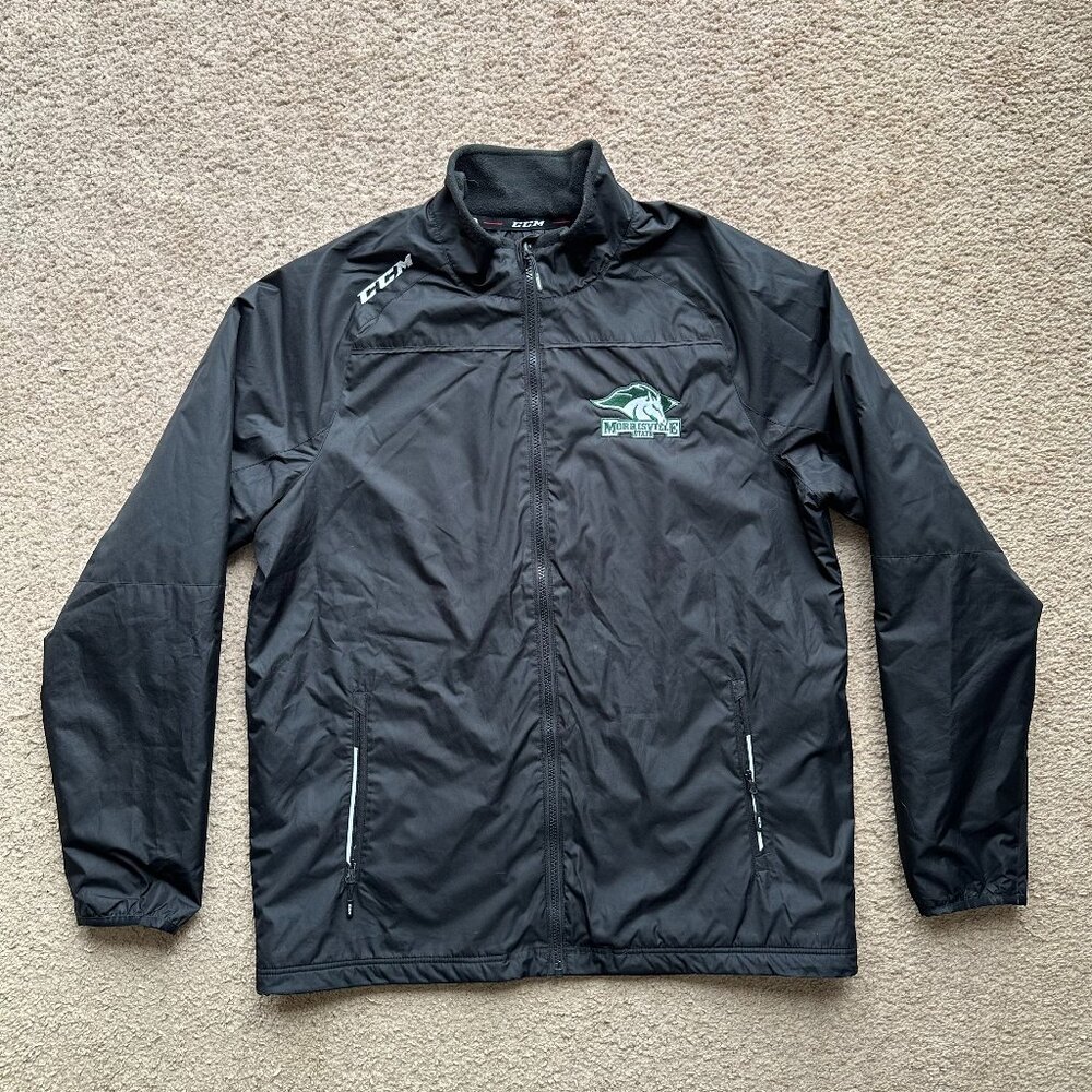 Morrisville State Windbreaker Mens Medium Full Zip Mock Neck CCM Tactical Degree